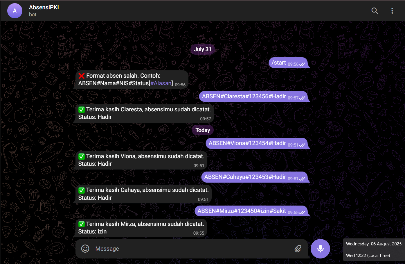 Tutorial Lengkap: Cara Menghubungkan Bot Presensi Telegram ke Google Sheets Tanpa Hosting Sendiri