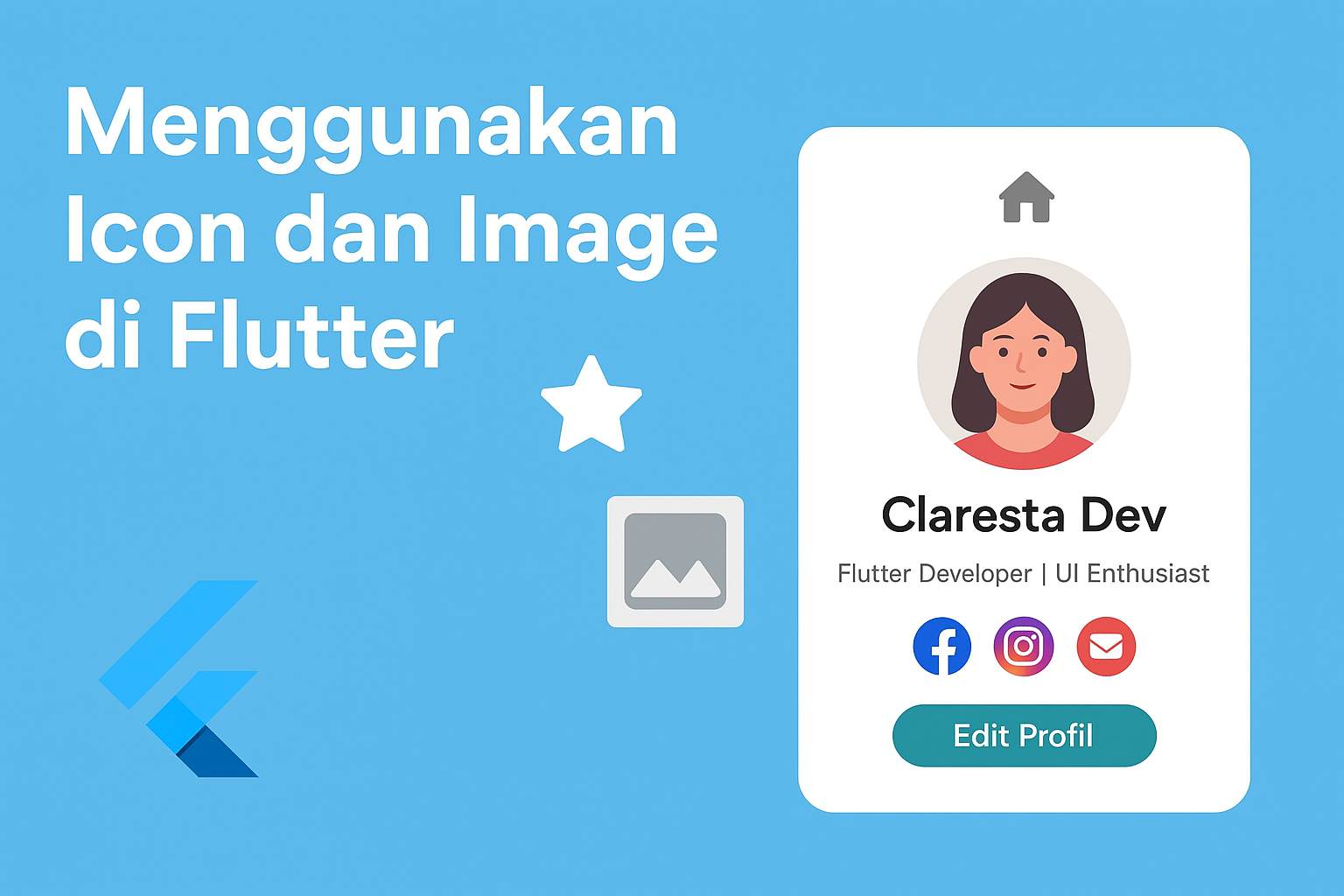 Menggunakan Icon dan Image di Flutter: Panduan Lengkap untuk Pemula