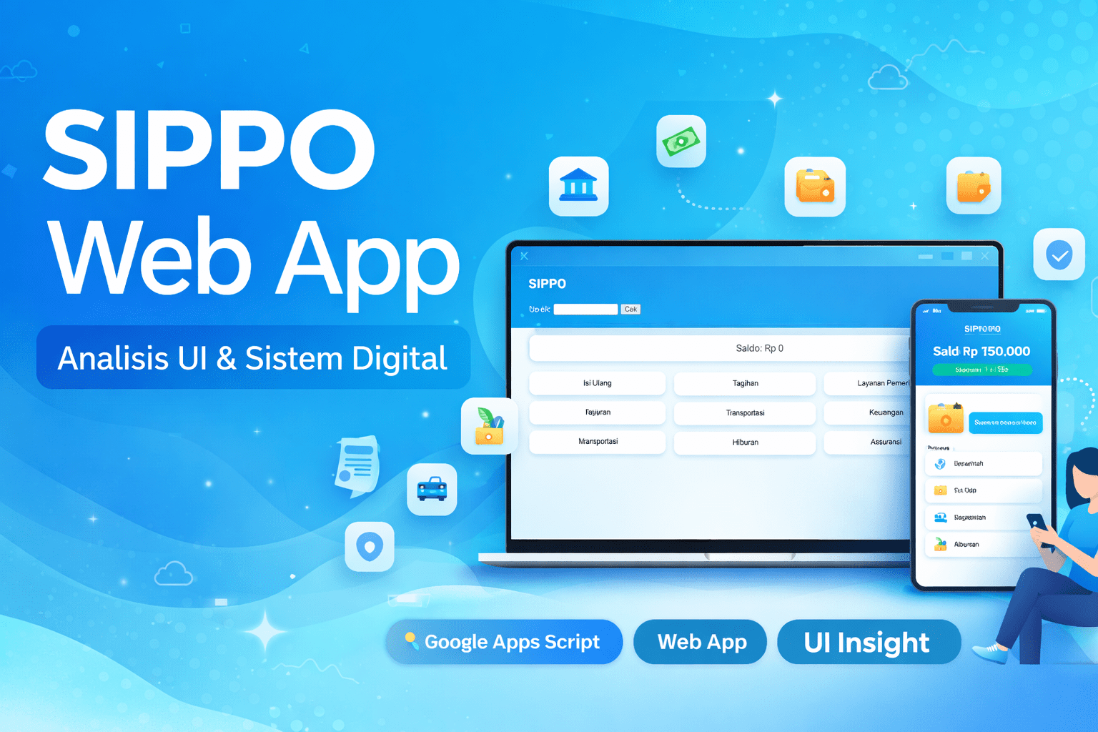 Tampilan Aplikasi SIPPO Berbasis Google Apps Script Web App