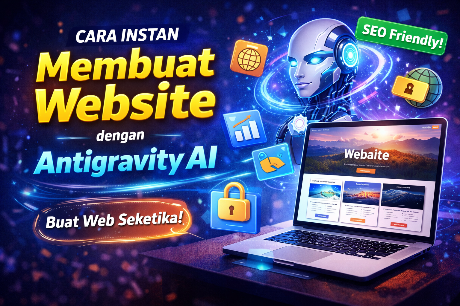 Cara Membuat Website Instan Menggunakan Antigravity (Panduan Lengkap + Praktik)