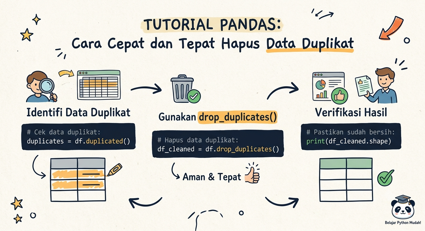 Cara Hapus Data Duplikat di Pandas